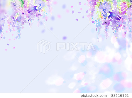 Wisteria flower background material 88516561