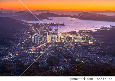 《廣島縣》灰峰夜景、吳市絕景 88516857