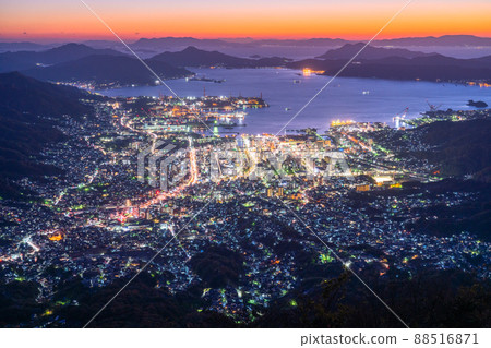 《廣島縣》灰峰夜景、吳市絕景 88516871