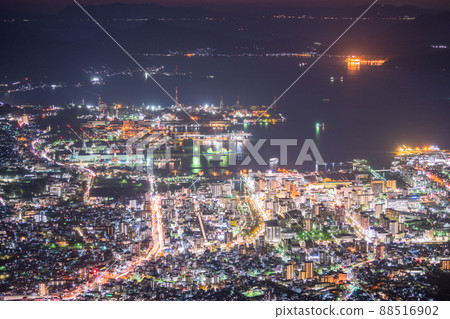 《廣島縣》灰峰夜景、吳市絕景 88516902