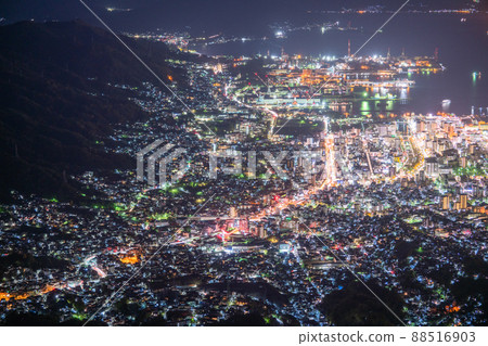 《廣島縣》灰峰夜景、吳市絕景 88516903
