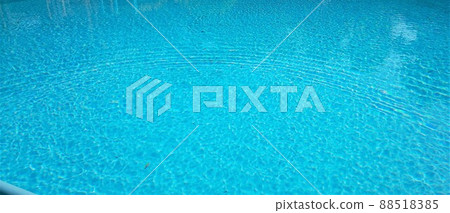 Blue water surface 88518385