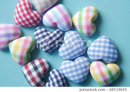 smart heart shape symbol on red background smart heart shape symbol on red background 88519045