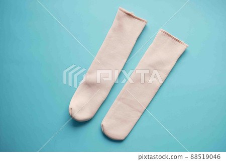women winter sock on a color background women winter sock on a color background 88519046