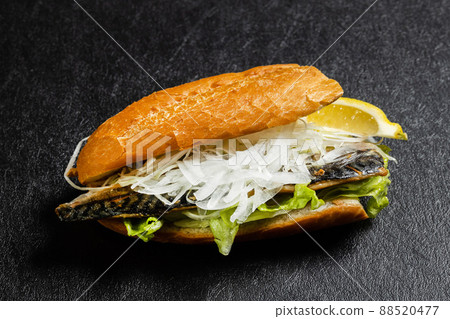 Turkish mackerel sandwich Turkish mackerel sandwich 88520477