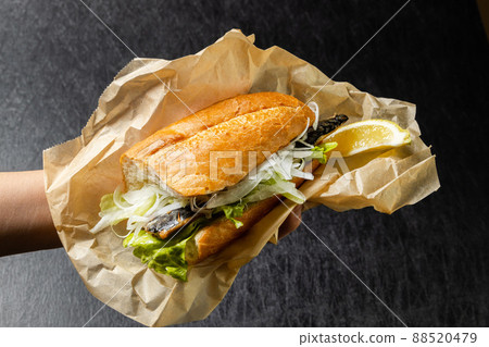 Turkish mackerel sandwich Turkish mackerel sandwich 88520479