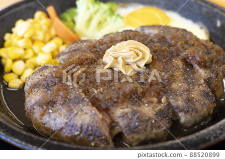 Delicious big size hamburger steak Delicious big size hamburger steak 88520899