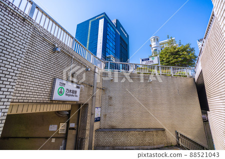Tokyo cityscape of Japan Overlooking Nogizaka station where you can access Tokyo Midtown and Roppongi Hills Tokyo cityscape of Japan Overlooking Nogizaka station where you can access Tokyo Midtown and Roppongi Hills 88521043