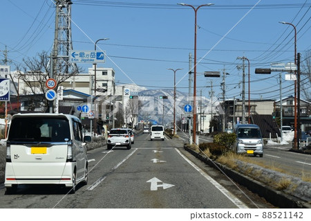 Winter scenery of Hakuba village Winter scenery of Hakuba village 88521142