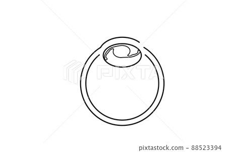 白內障手術流程,插圖(線條圖),插入人工晶狀體 白內障手術流程,插圖(線條圖),插入人工晶狀體 88523394