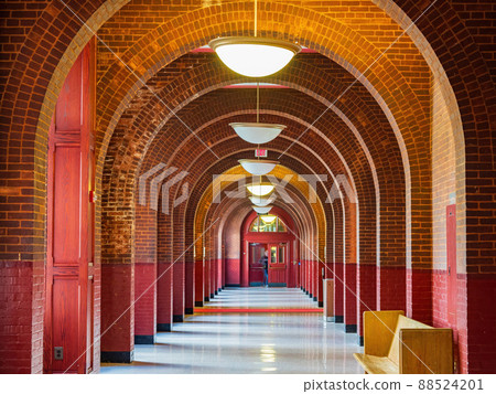 Interior view of the Healy Hall in Georgetown University 88524201