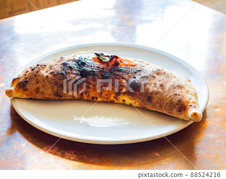 Close up shot of Calzone 88524216