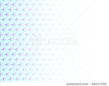 Background material: Scale pattern drawn with oil pastels, light blue, gradation that fades from left to right, horizontal, other colors available Background material: Scale pattern drawn with oil pastels, light blue, gradation that fades from left to right, horizontal, other colors available 88525340