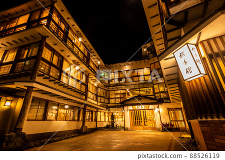 Ikaho Onsen Yokotekan, which is said to have become a model for that animated film 88526119