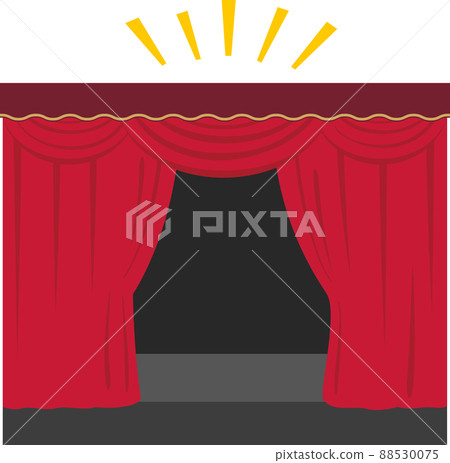 The stage where stage curtains are opened, the dawn 88530075