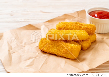 crispy fried fish fingers 88531292