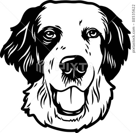 English Setter - Funny Dog, Vector File, Cut Stencil for Tshirt English Setter - Funny Dog, Vector File, Cut Stencil for Tshirt 88535622