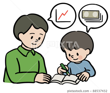 學習金錢和投資2的父母和孩子 88537432