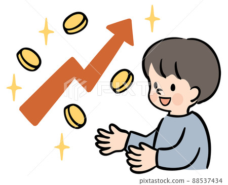 Money and investment boy Money and investment boy 88537434