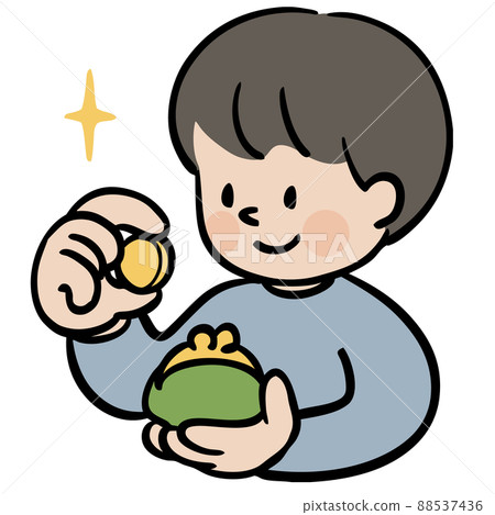 Boy with money Boy with money 88537436