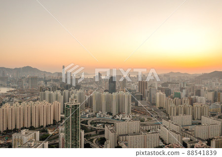 the cityscape of residential Area at  Choi Hung, hk 3 April 2022 88541839