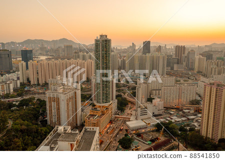 the cityscape of residential Area at Choi Hung, hk 3 April 2022 the cityscape of residential Area at Choi Hung, hk 3 April 2022 88541850