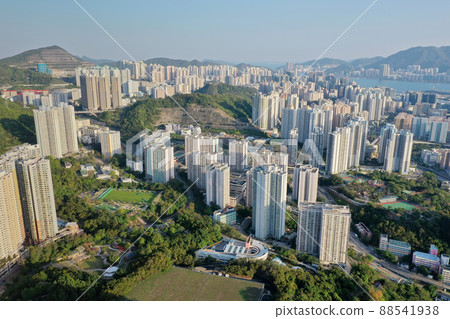the cityscape of residential Area at kwun tong district, hk 3 April 2022 the cityscape of residential Area at kwun tong district, hk 3 April 2022 88541938