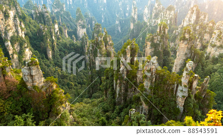 Wulingyuan in Zhangjiajie, China Wulingyuan in Zhangjiajie, China 88543591