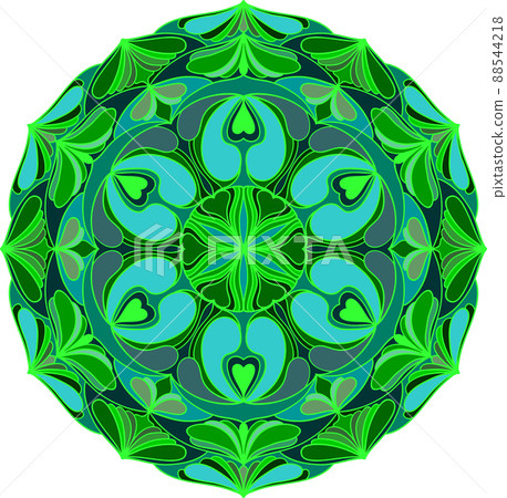 Mandala. Decorative ornamental pattern in circle. Vintage decorative element. Indian, arabic motifs. 88544218
