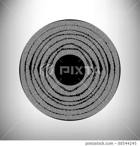 Halftone dots circle Halftone dots circle 88544245