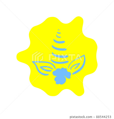 Unicorn illustration. Decorative design element for cards, poster, web Unicorn illustration. Decorative design element for cards, poster, web 88544253