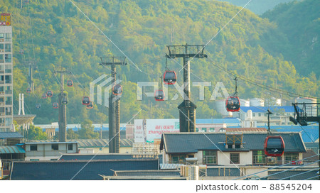 到中國張家界天門風景區的索道 到中國張家界天門風景區的索道 88545204