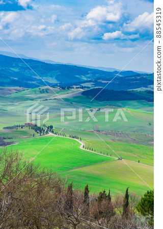 World heritage Tuscan countryside Italy 88545319
