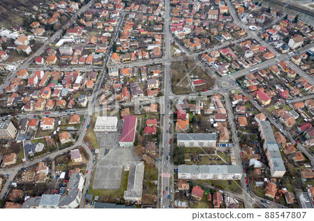 Aerial urban landscape 88547807