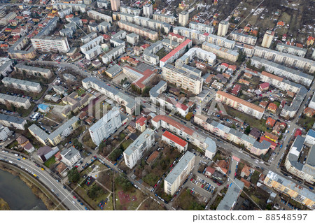 Aerial urban landscape 88548597