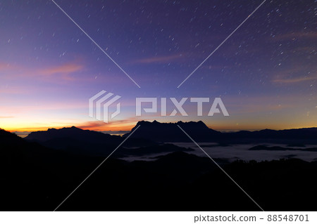 Beautiful landscape in the morning at Doi Luang Chiang Dao, Chiang Mai, Thailand 88548701