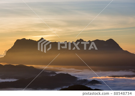 Beautiful landscape in the morning at Doi Luang Chiang Dao, Chiang Mai, Thailand Beautiful landscape in the morning at Doi Luang Chiang Dao, Chiang Mai, Thailand 88548734