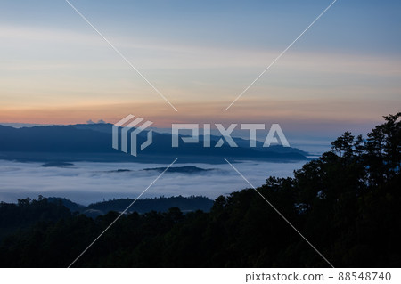 Beautiful landscape in the morning at Doi Luang Chiang Dao, Chiang Mai, Thailand 88548740
