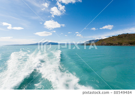 Navigation on Argentino lake, Patagonia landscape, Argentina 88549484