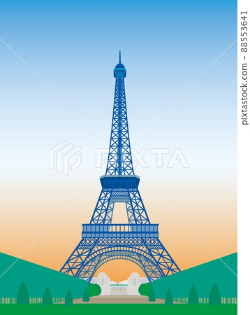 Eiffel Tower tour eiffel Paris paris evening view 88553641