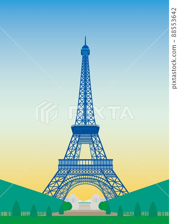 Eiffel Tower tour eiffel Paris paris evening view 88553642