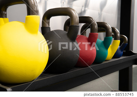 Yellow kettlebell weight isolated concept, for fitness fit for lifestyle and muscle single, cross raining. assorted colours tudio, competition dumbbell black fresh black background object Yellow kettlebell weight isolated concept, for fitness fit for lifestyle and muscle single, cross raining. assorted colours tudio, competition dumbbell black fresh black background object 88553745