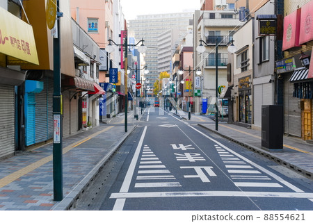 Scenery in front of Matsudo Station, Matsudo City, Chiba Prefecture April 2022 88554621