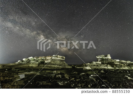 Tatami Island and Milky Way, Minamiboso City, Chiba Prefecture Tatami Island and Milky Way, Minamiboso City, Chiba Prefecture 88555150