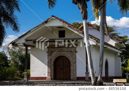 The historical colonial Chapel of Our Lady of Conception or El Overo Chapel one of the National Monuments of Colombia 88556108