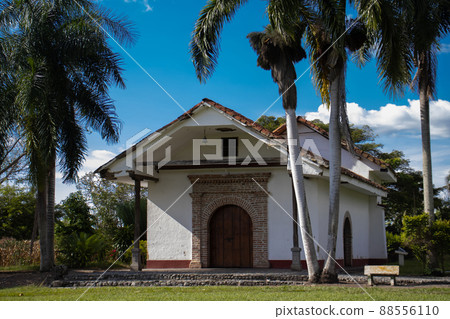 The historical colonial Chapel of Our Lady of Conception or El Overo Chapel one of the National Monuments of Colombia 88556110