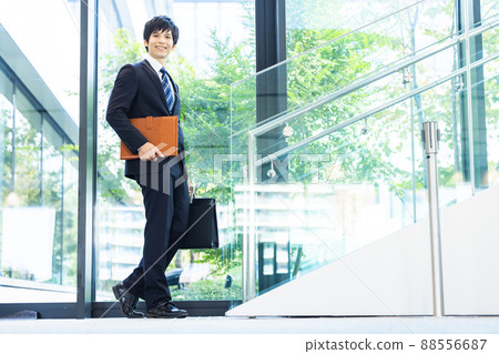 Businessman shooting cooperation: LINK FOREST 88556687