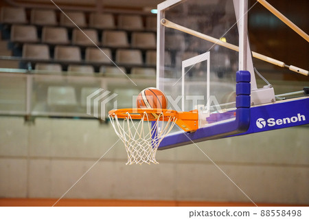The moment the ball shot in a basketball game enters the goal or the goal net shakes The moment the ball shot in a basketball game enters the goal or the goal net shakes 88558498