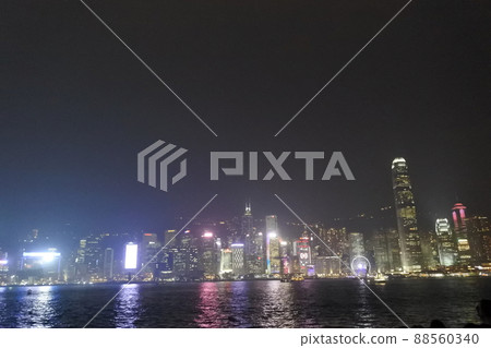 Hong Kong Victoria Harbor night view Hong Kong Victoria Harbor night view 88560340