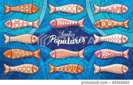 Santos Populares Portugal Event poster sardines Santos Populares Portugal Event poster sardines 88560685